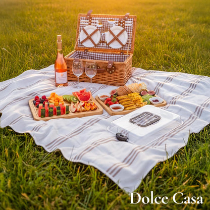 Charcuterie Board with Lid 3-in-1, Portable Bamboo Serving Tray with Lid & Removable Snack Tray for Cheese, Fruit, Food - Covered Cheese Platter for Picnic, Travel, Ready-to-Gift