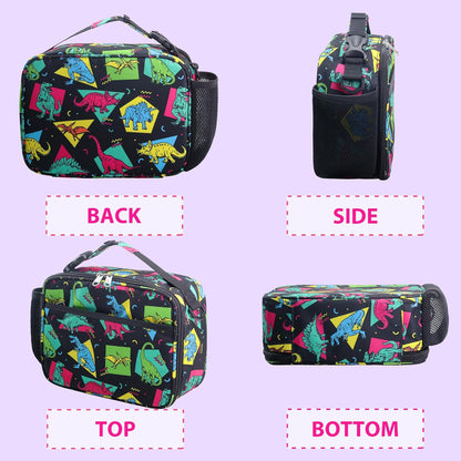 RLGPBON Kids Lunch Bag,Insulated Lunch Box for Girls,Lunch Bag Toddler Teen,School Daycare Cute Travel bags