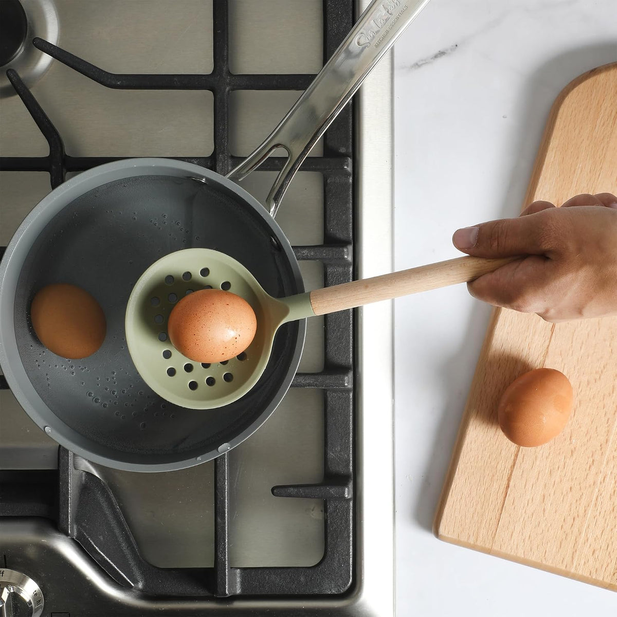 Sur La Table Kitchen Essential Mealcraft Silicone Spatula - Juniper Green