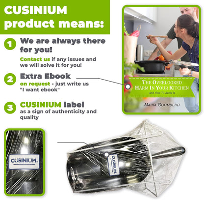 CUSINIUM 24 oz Aluminum Ice Scoop with Holder