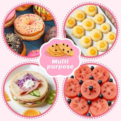 Fruit Cutters Shapes for Kids 22 Pcs, Mini Cookie Cutters Set, Vegetable Cutter with Food Picks