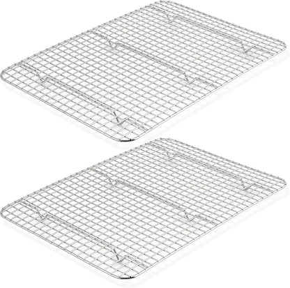 TeamFar Cooling Rack, 8.75”x6.25” Stainless Steel Baking Grid Wire Rack