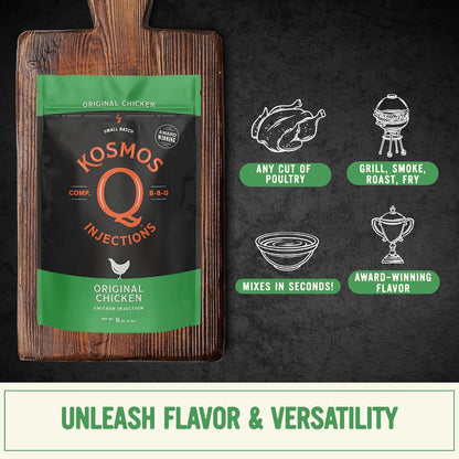 Kosmos Q Original BBQ Pork Injection, Meat Marinade, 16 Oz