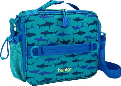 Bentgo Kids Lunch Bag - Durable, Double-Insulated Lunch Bag for Kids 3+; Holds Lunch Box, Water Bottle, & Snacks; Easy-Clean Water-Resistant Fabric & Multiple Zippered Pockets (Mermaid)