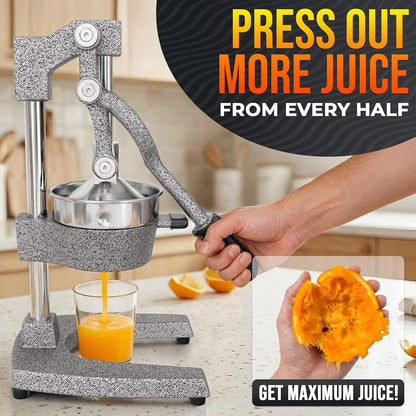 NADOBA Lemon Squeezer and Lime Squeezer, Max Extraction Citrus Hand Juicer