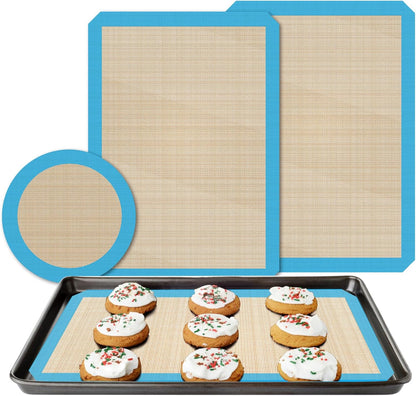 UBeesize Oversize Silicone Baking Mat, 23.6x31.5 Inch Non Stick Pastry Mat with Measurements, XXL Large Nonslip Counter Mat, Fondant/Pie Crust Mat for Making Cookies Macarons Bread Baking Supplies