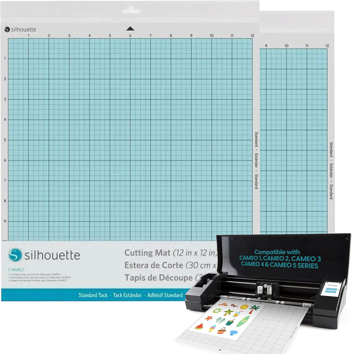 Silhouette Cutting Mat for Cameo Machines 12 x 12 inches