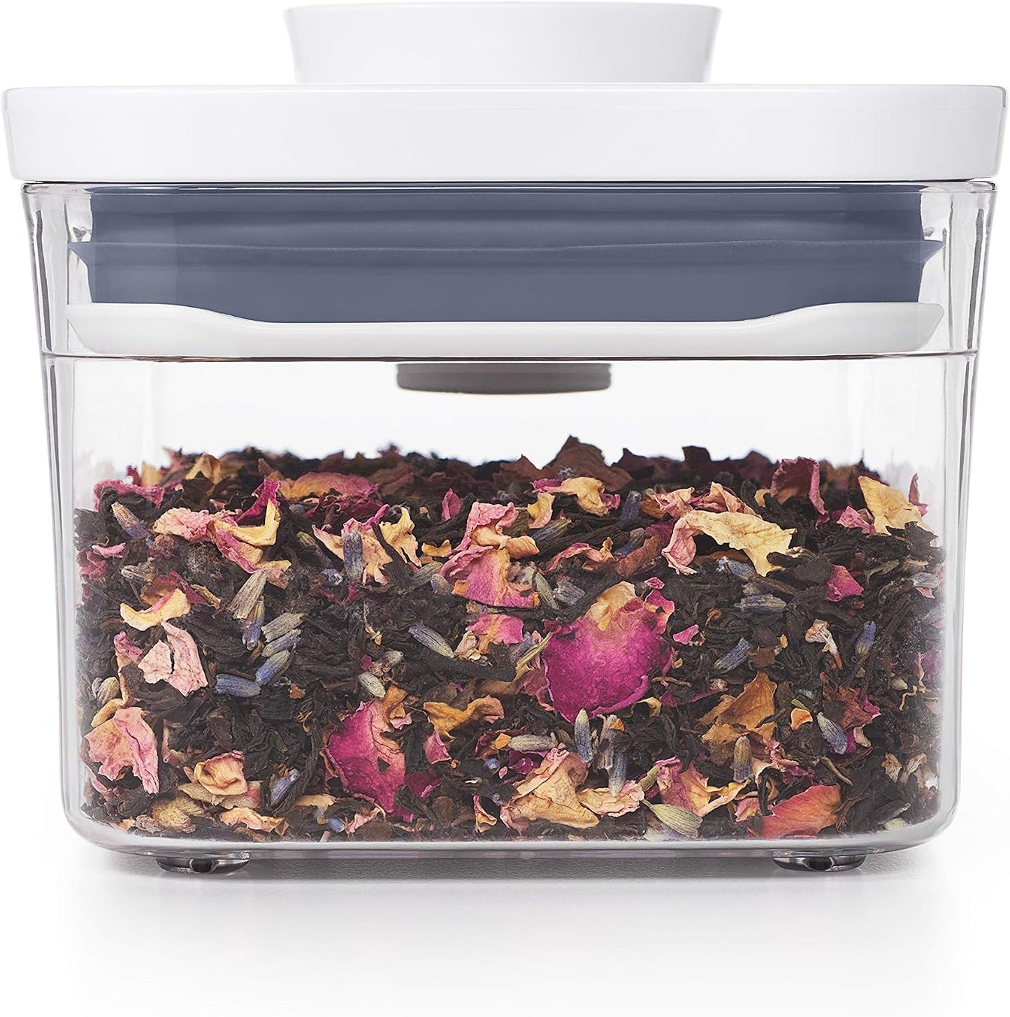 OXO Good Grips POP Container – Airtight 1.7 Qt for Coffee and More Food Storage, Rectangle, Clear