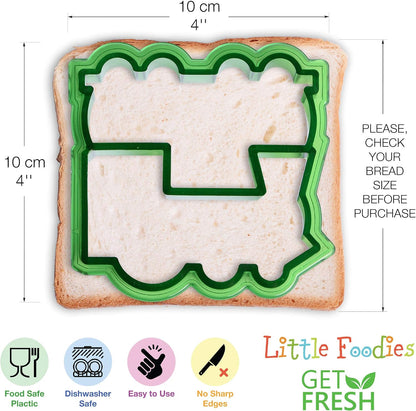 Sandwich Cutters for Kids, 20-Piece Set, 5 Kid Sandwich Cutters Shapes, 5 Vegetable Cutters Shapes, 10 Bento Deco