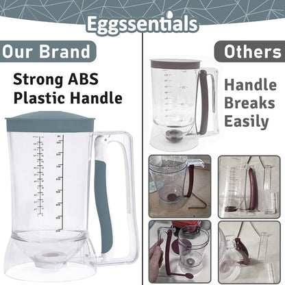 Eggssentials Pancake Batter Dispenser with Squeeze Handle Pancake Dispenser