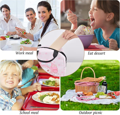 Travel Silverware Set with Case - Portable Reusable Utensils - Spoon, Knife, Fork Lunch Box Cutlery