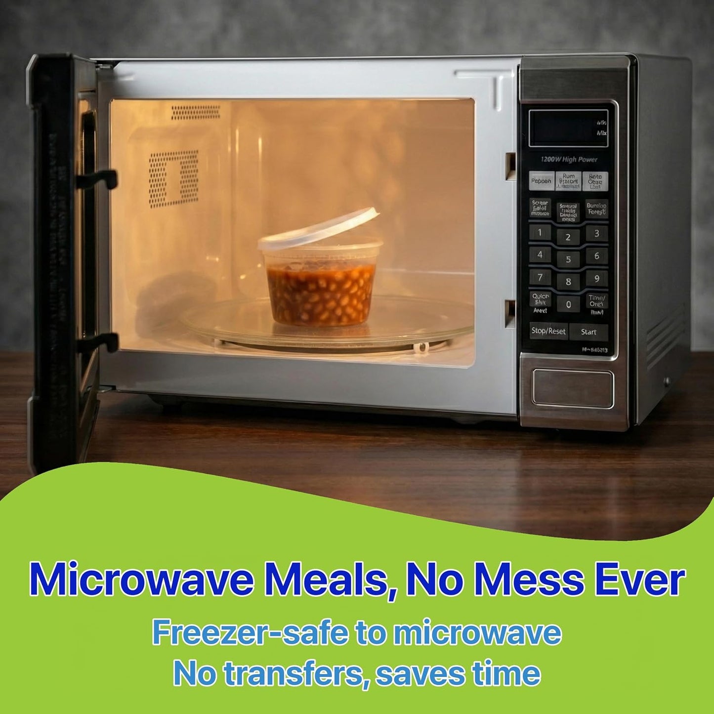 Food Storage Containers [10 Set] x [32 oz] Plastic Deli Containers with Lids Soup Meal Prep Containers | BPA Free | Stackable | Leakproof | Microwave/Dishwasher/Freezer Safe (10 Set, 32 oz)