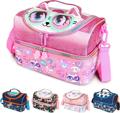 RLGPBON Lunch Bag Kids,Boys Lunch Box,Space Lunch Bag Toddler Teen Boys,School Daycare Cute Travel bags