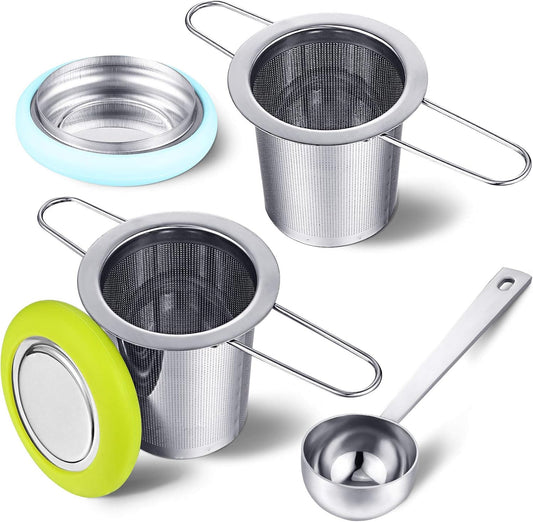 Patelai 2 Pcs Tea Infusers with Tea Scoop