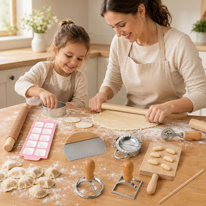 TREWAVE Pasta Making Tools Set, Homemade Pasta Making Kit
