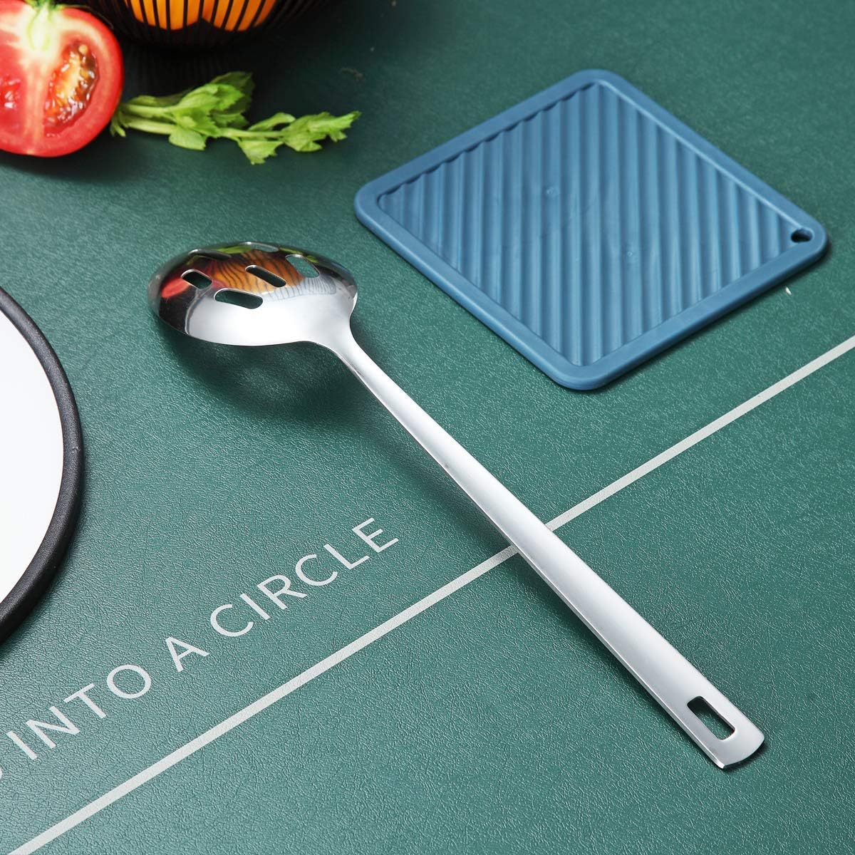Stainless Steel Spatulas, Berglander Slotted Turner, Metal Turner For Cooking, Kitchen For Nonstick Cookware, Barbecue Spatulas, Dishwasher Safe, Easy to Clean