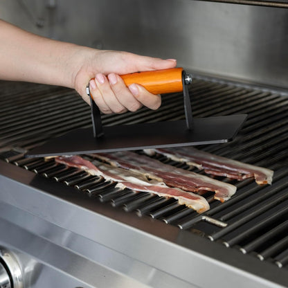 Outset Burger Cheese Melting Dome for Grill, Griddle, and Stovetop, Stainless Steel