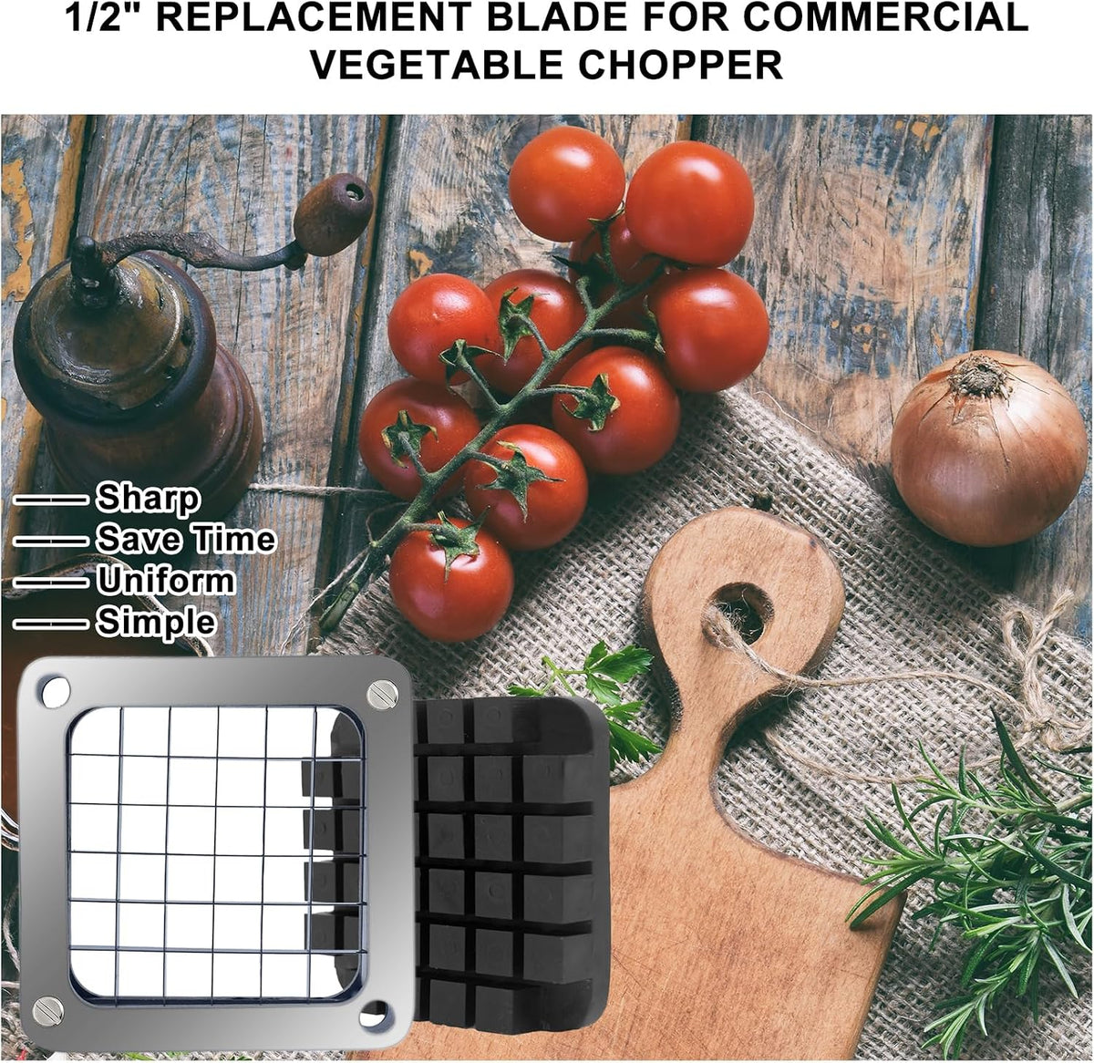 Commercial Vegetable Replacement Chopper 1/4’’ Blade