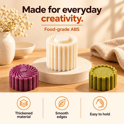 2027 New Thickened Creative Double-Ended Pastry Mooncake Cookie Molds