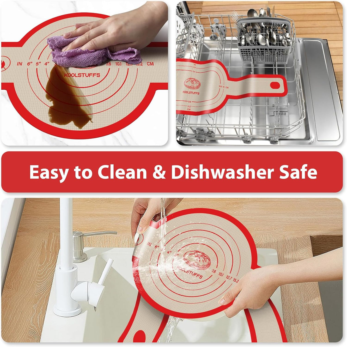 Silicone Baking Mat, Nonstick & Reusable