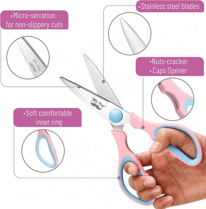 Mr. Pen- All Purpose Kitchen Shears with Protective Sheath, 8 Inch