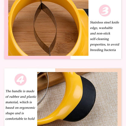 Mango Slicer, Peeler and Pit Remover Tool, ZLMC Mango Splitter, Mango Slicer Cutter Pitter, with Grip Handle