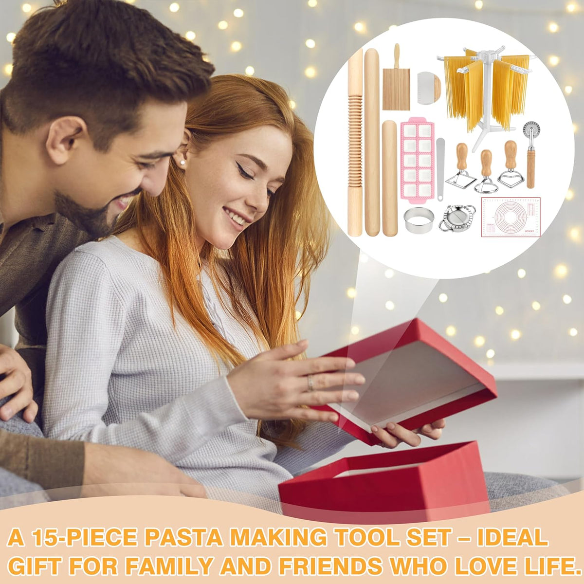 TREWAVE Pasta Making Tools Set, Homemade Pasta Making Kit