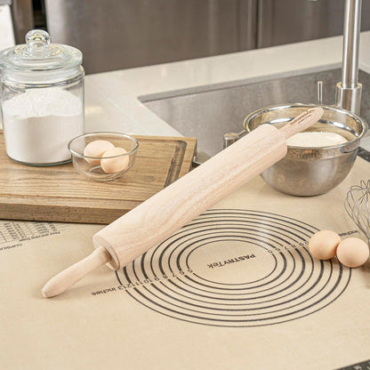 Restaurantware 12 in Wood Beech Asian Dowel Rolling Pin