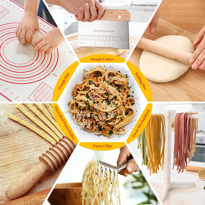 OHMU Pasta Making Kit, Pasta Tools for Homemade Noodles