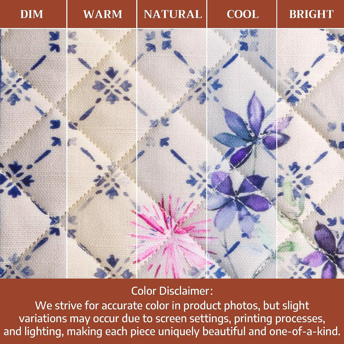 Maison d' Hermine Pot Holders 100% Cotton Potholders (8" x 8") - Colors A