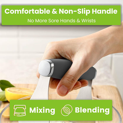 Spring Chef XL Pastry Blender, Durable Dough Blender For Baking - Black
