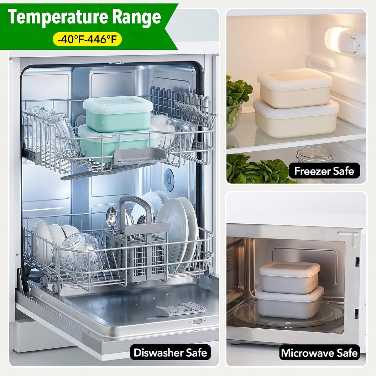 Blushtier 10 Pcs Silicone Freezer Molds with Lid Reusable Meal Prep Containers Silicone Soup Freezer Molds Food Preserving Ice Tray for Portion Control Soups Sauces Stews, 5 Colors(1 Cup, 1/2 Cup)