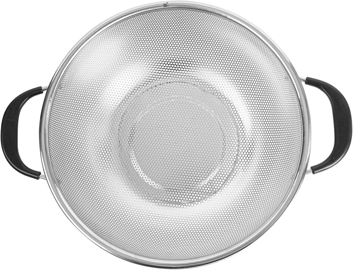 Restaurantware 6 qt Stainless Steel Over The Sink Colander