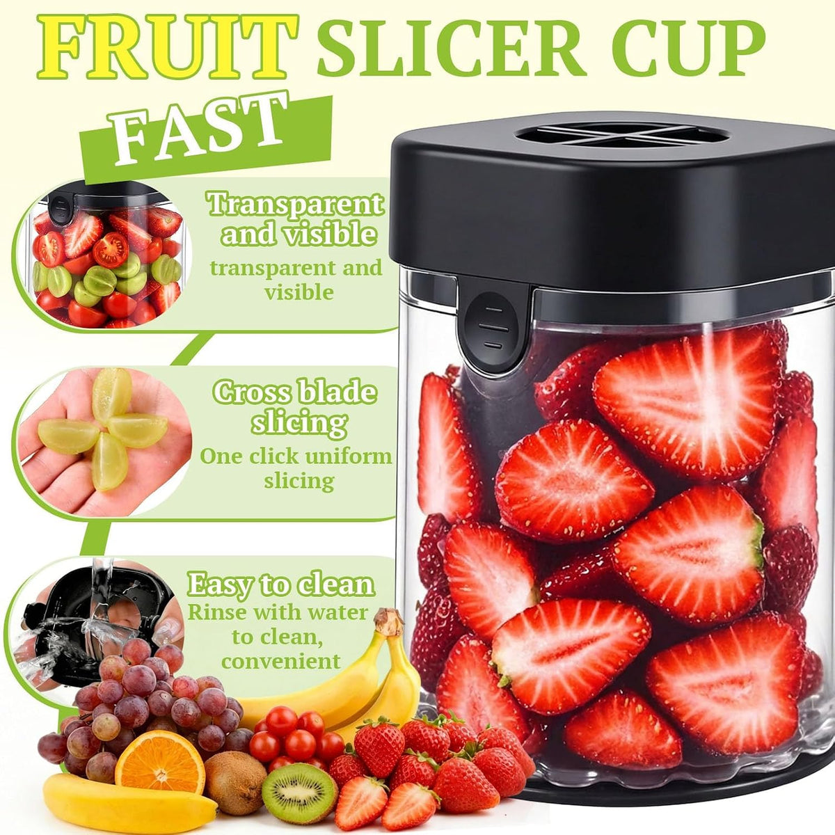 Hendiy Fruit Slicer Cup