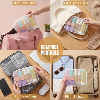 DEWSENSI 20 Pack Travel Bottles Set for Toiletries