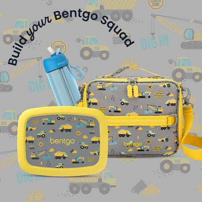 Bentgo Kids Lunch Bag - Durable, Double-Insulated Lunch Bag for Kids 3+; Holds Lunch Box, Water Bottle, & Snacks; Easy-Clean Water-Resistant Fabric & Multiple Zippered Pockets (Mermaid)