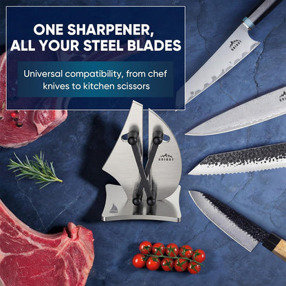 VN3 Professional Knife Sharpener | 3-Action Tungsten Carbide