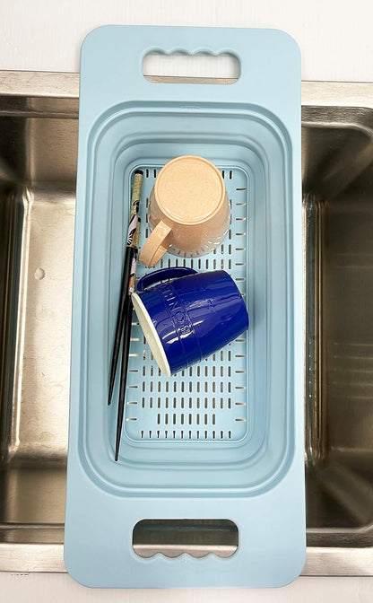 SAMMART Over The Sink Rectangular Colander (Sea Angel)