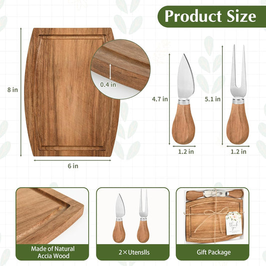 6 Set Baby Shower Prizes For Game Winners Adults,Baby Shower Wedding Favors For Guests,Bridal Shower Gifts,Bamboo Mini Cheese Boards Charcuterie Boards,Thank You Gift Bulk(Acacia, 6)