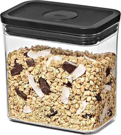 OXO Good Grips POP Container – Airtight 1.7 Qt for Coffee and More Food Storage, Rectangle, Clear