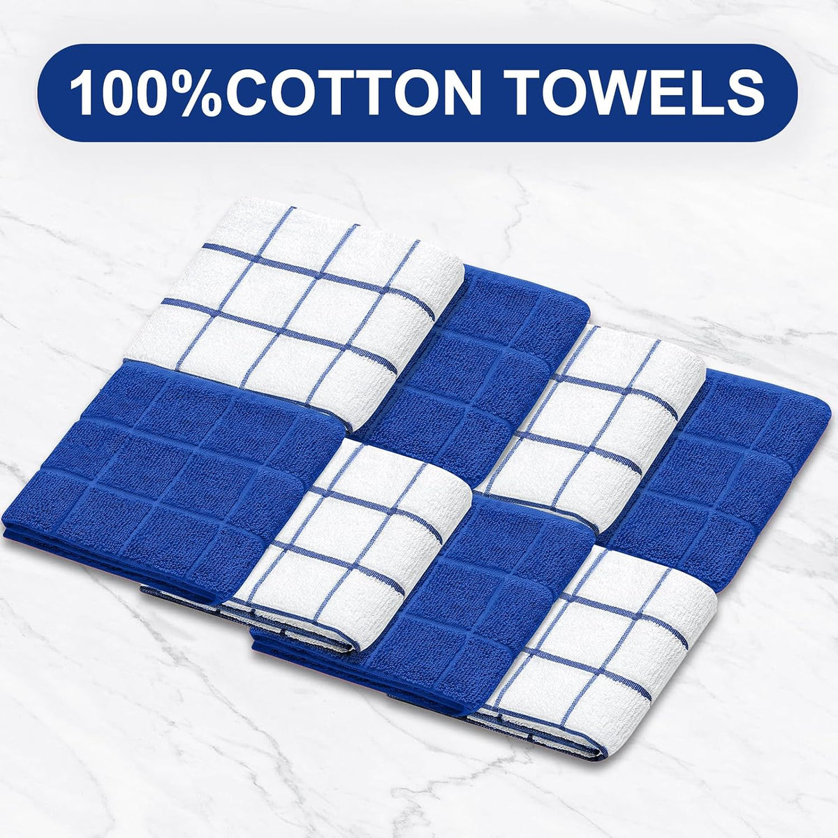 Oven Mitts Kitchen Towels and Dishcloths Pot Holders Sets, Oven Gloves Kitchen Dish Towels 500 Degree Heat Resistant Potholders with Non-Slip Silicone Surface for Cooking, Grilling, Baking-Gray