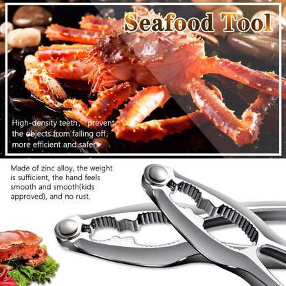 4PCS Crab Leg Crackers and Tools - Shellfish Crab Claw Cracker