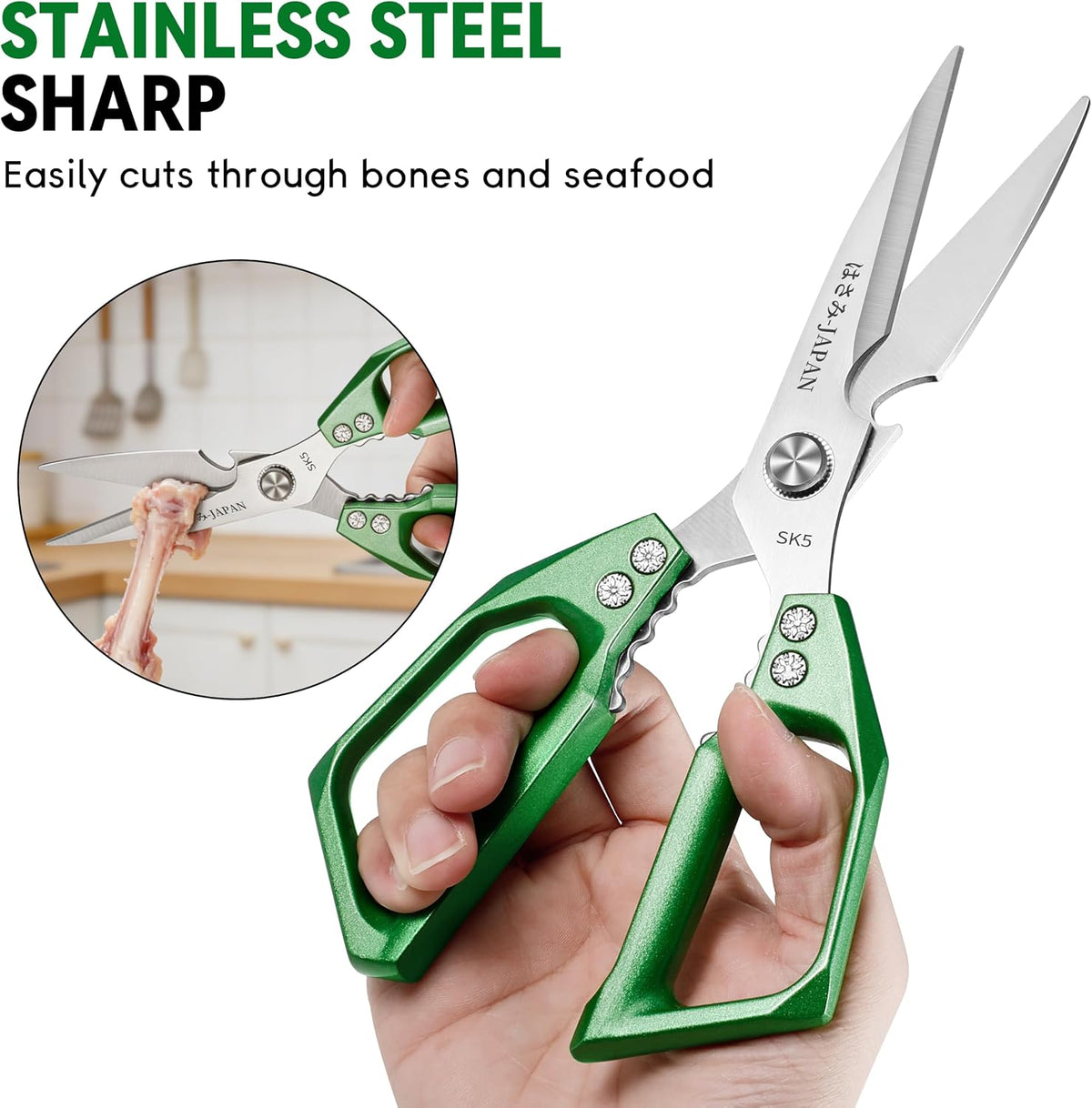 Kitchen Scissors for Food All Purpose Cooking Shears for Meat