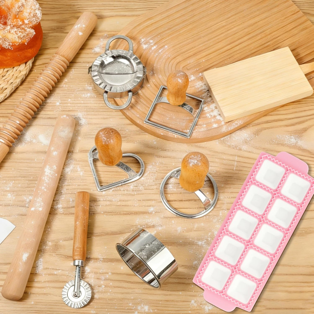 TREWAVE Pasta Making Tools Set, Homemade Pasta Making Kit