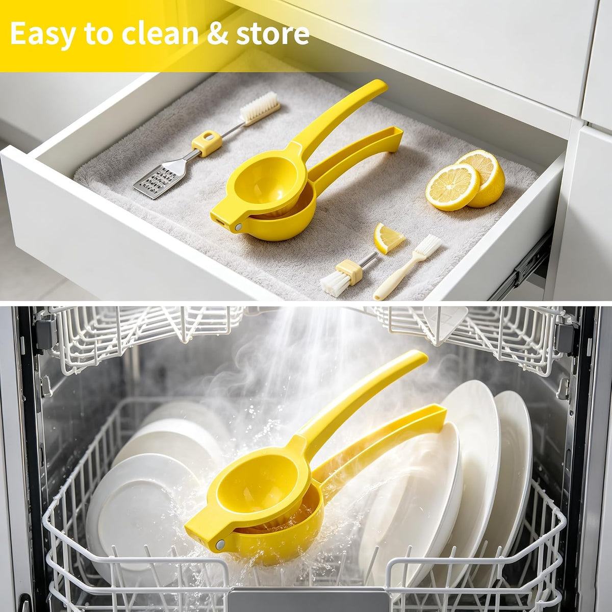Metal Lemon Squeezer, Manual Lemon Juicer Tool - Kitchen Tools