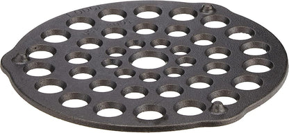 Lodge Cast Iron Meat Rack and Trivet, Pre-Seasoned, 8 Inches