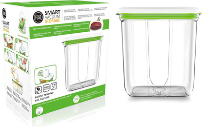 FOSA Vacuum Seal Containers (3-Pack, 34oz) – Airtight Food Storage Containers for Freshness | BPA-Free, Dishwasher Safe | Ideal for Meal Prep, Leftovers, Dry Goods (Pump Sold Separately)