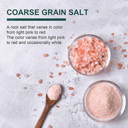 Soeos Himalayan Pink Salt, Coarse Grain, 39 oz (2.4 lb), Bottled
