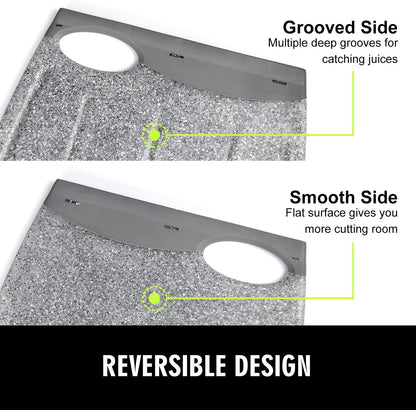 7.48" Small Plastic Cutting Board for Small Kitchen Task (Grey)