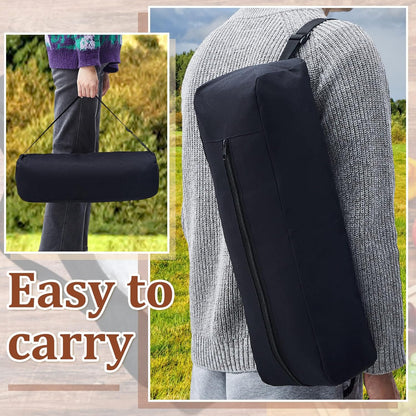 Amylove 1 Pc Grill Tool Storage Bags BBQ Utensil Grilling Bags Oxford Cloth Barbecue Holder Pouch Foldable Hardware Grilling Accessory Grill Storage Bags for Outdoor Camping Picnic Trip, Black
